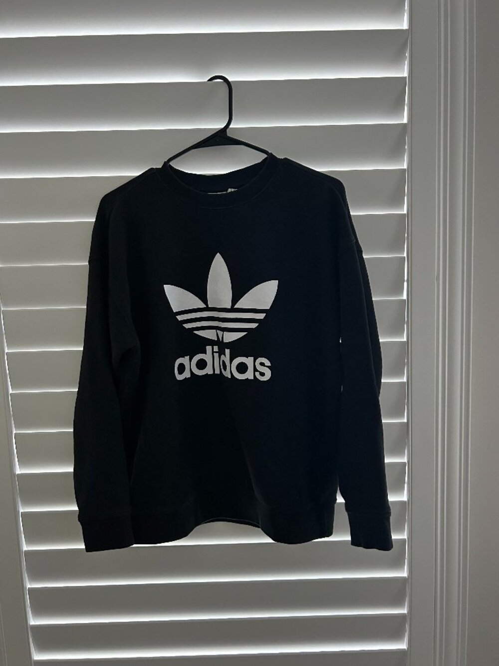 Adidas Black Crewneck